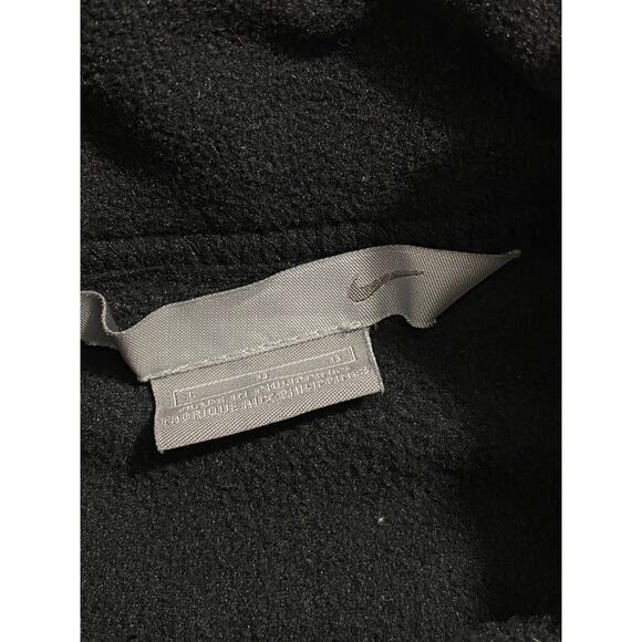 Nike Mens Large Jacket Quarter Zip Black Running Mock Neck Pullover - Picture 10 of 11